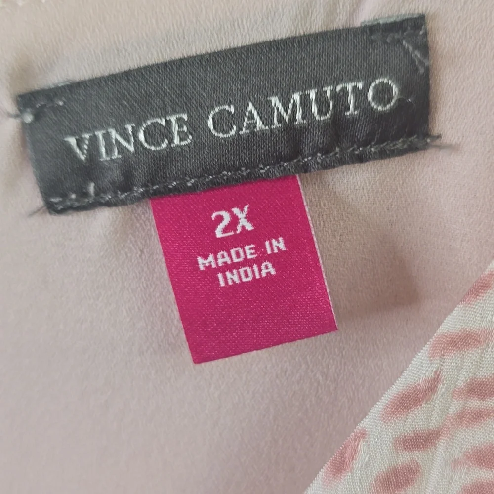 Vince Camuto Pink Long Sleeve Dress. - Picture 3 of 6
